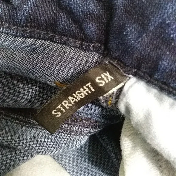 Buffalo David Bitton Straight/Six Dark Wash Jeans Size W36/L32 *EUC*